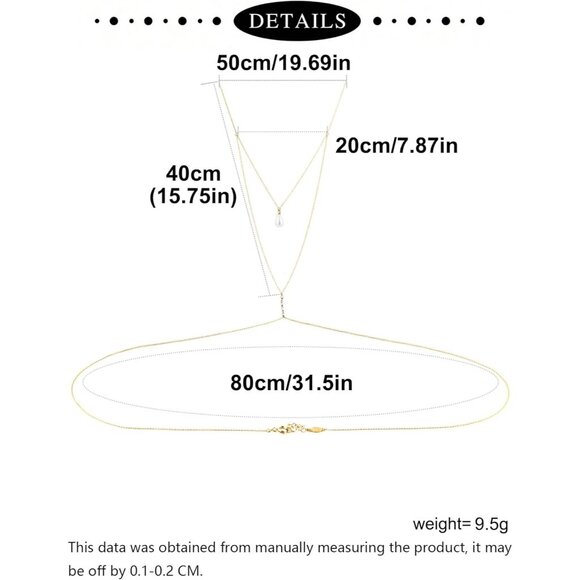 🆕 Women Gold Rhinestone Peal Back Chain Necklace Lingerie Waist Belly Jewelry - Picture 5 of 6